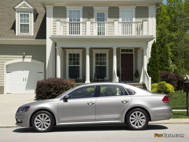 Volkswagen Passat US-spec (B7) 2011 pictures (640 x 480)