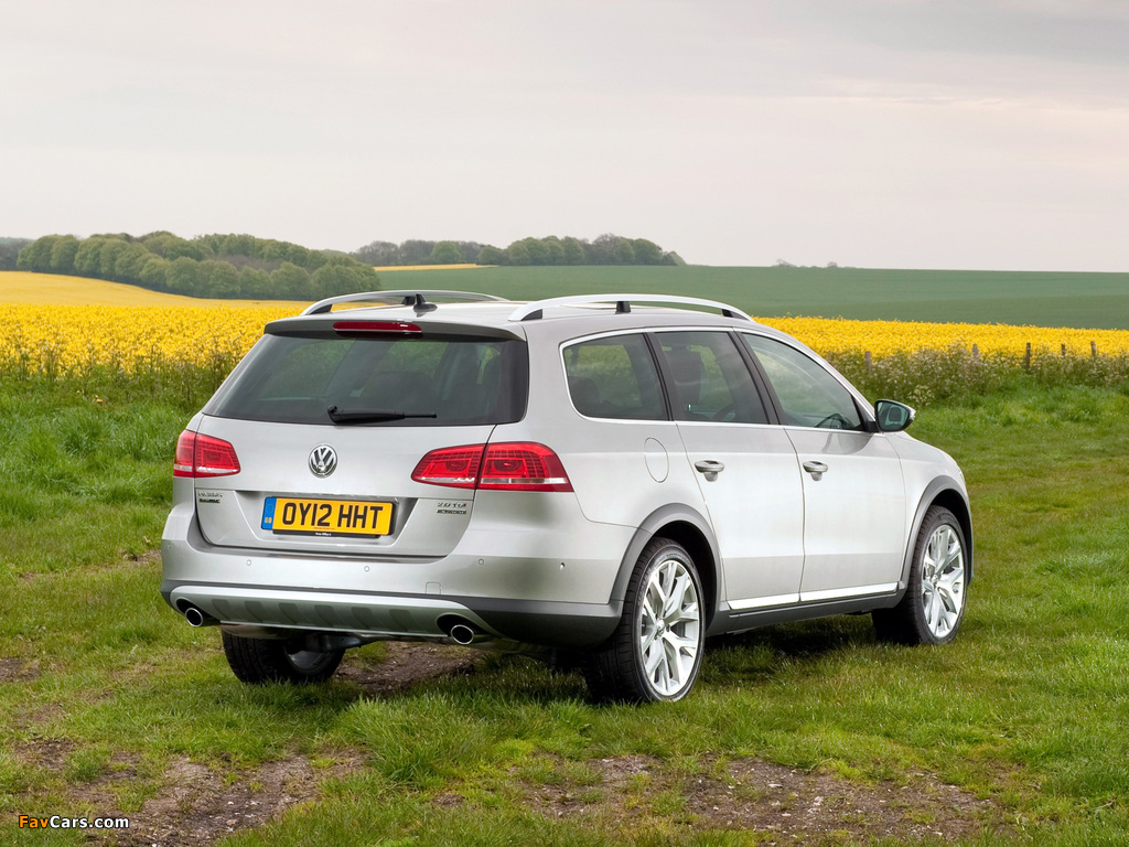 Volkswagen Passat Alltrack UK-spec (B7) 2012 images (1024 x 768)