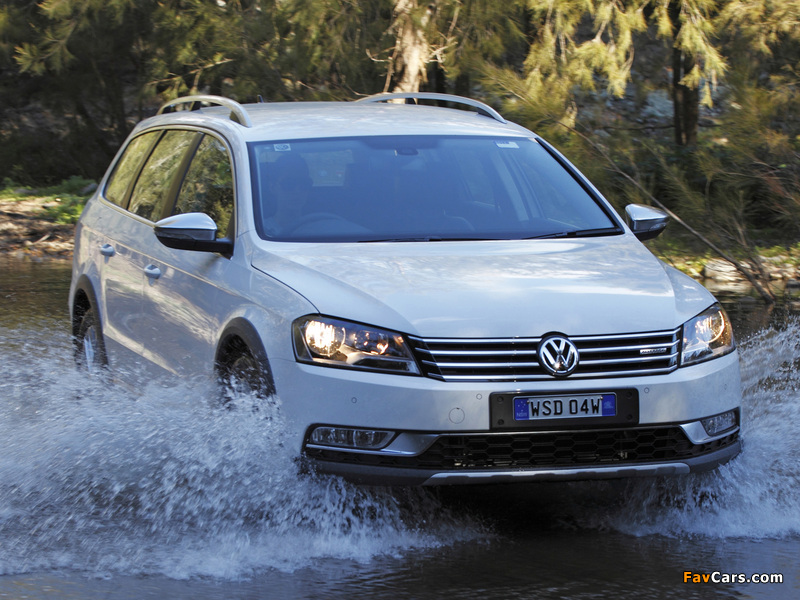 Volkswagen Passat Alltrack AU-spec (B7) 2012 photos (800 x 600)