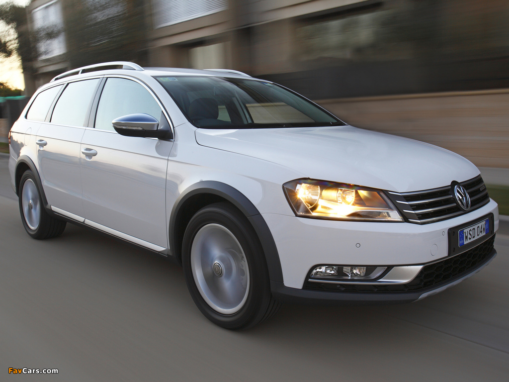 Volkswagen Passat Alltrack AU-spec (B7) 2012 wallpapers (1024 x 768)