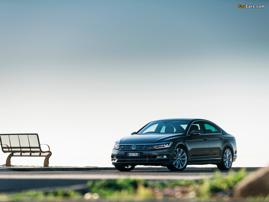 Volkswagen Passat R-Line AU-spec (B8) 2015 images (1024 x 768)
