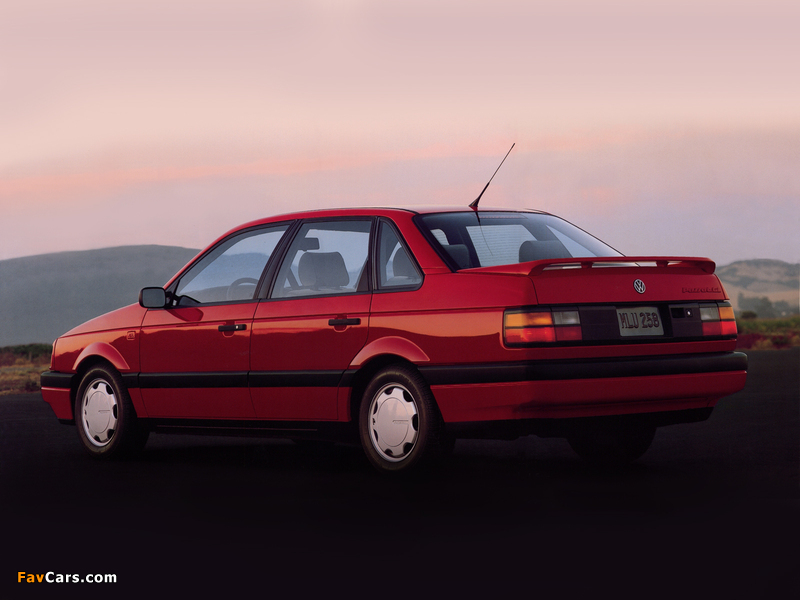 Volkswagen Passat Sedan US-spec (B3) 1988–93 wallpapers (800 x 600)
