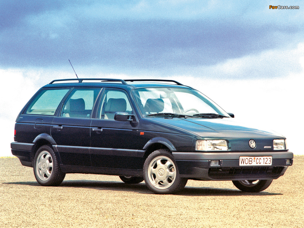 Volkswagen Passat VR6 Variant (B3) 1991–93 wallpapers (1024 x 768)