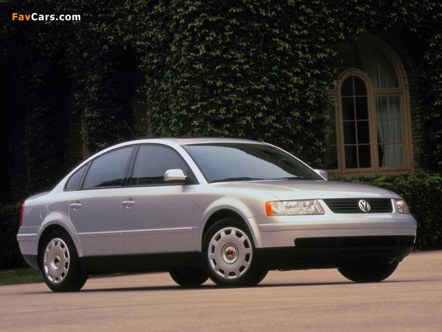 Volkswagen Passat Sedan US-spec (B5) 1997–2000 wallpapers (640 x 480)