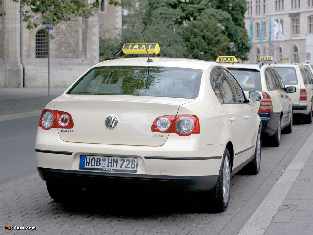 Volkswagen Passat Sedan Taxi (B6) 2005–10 wallpapers (1024 x 768)