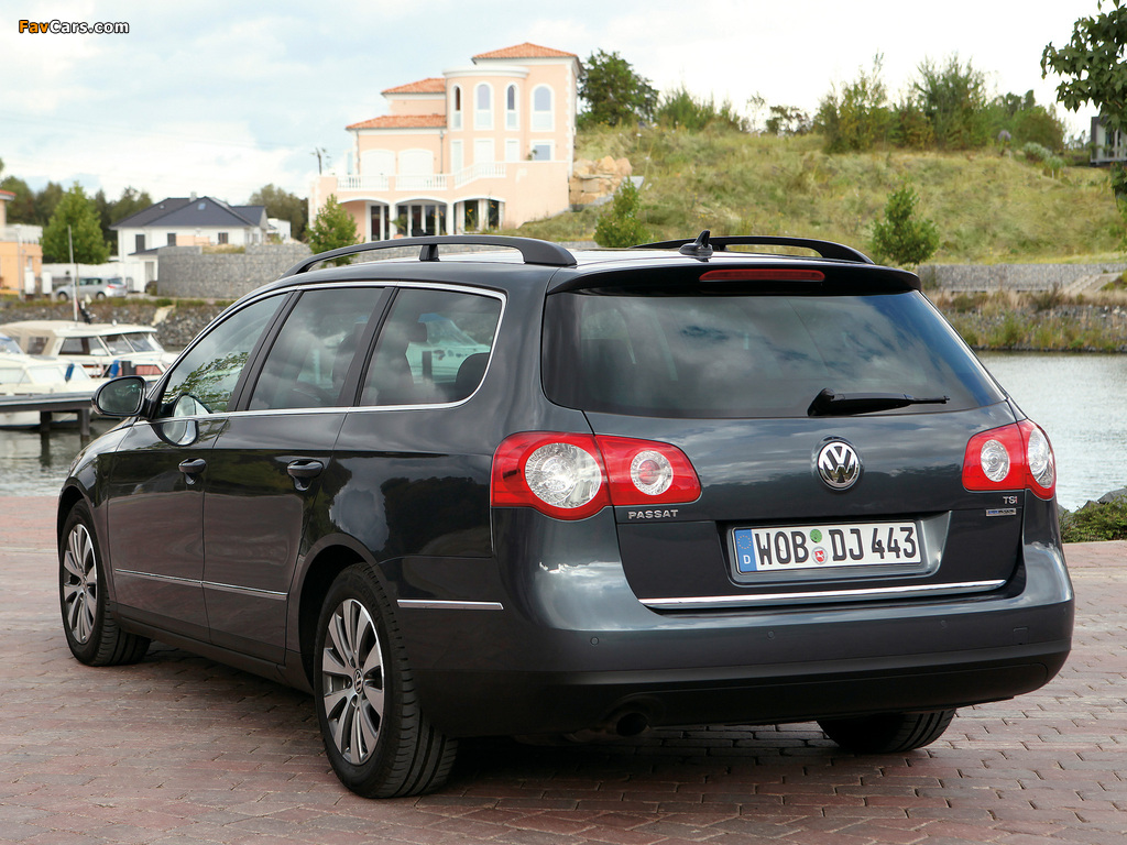Volkswagen Passat BlueMotion Variant (B6) 2008–10 wallpapers (1024 x 768)