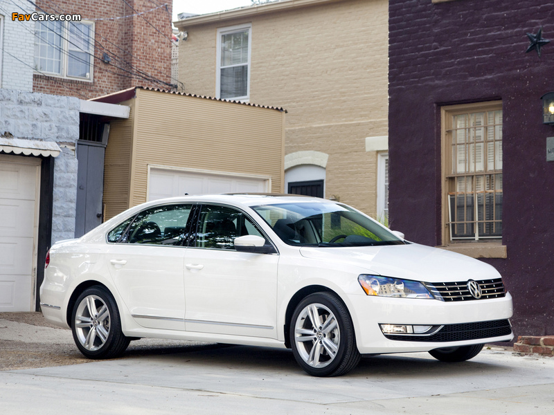 Volkswagen Passat TDI US-spec (B7) 2012 wallpapers (800 x 600)