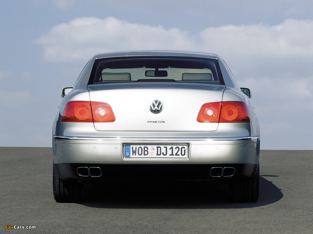 Volkswagen Phaeton W12 2002–07 images (1024 x 768)