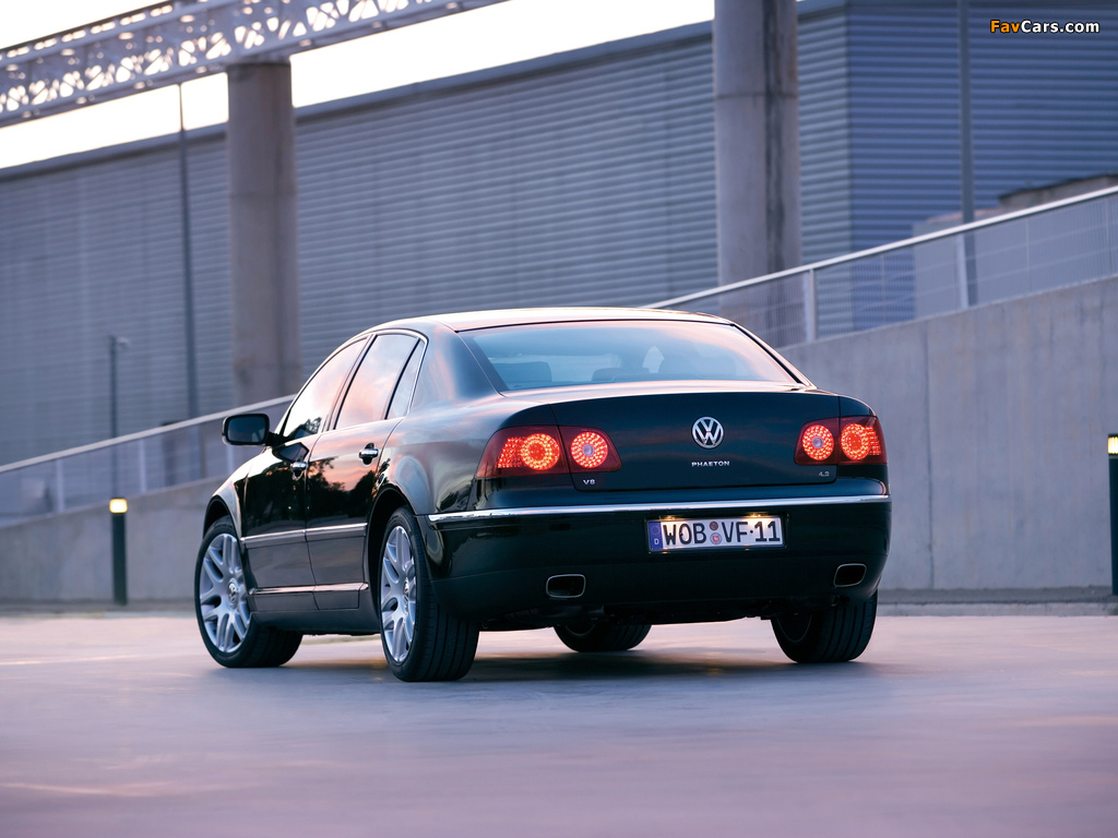 Volkswagen Phaeton V8 2007–10 pictures (1024 x 768)