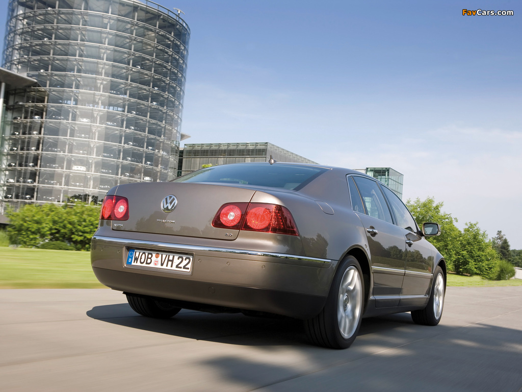 Volkswagen Phaeton V6 TDI 2007–10 wallpapers (1024 x 768)