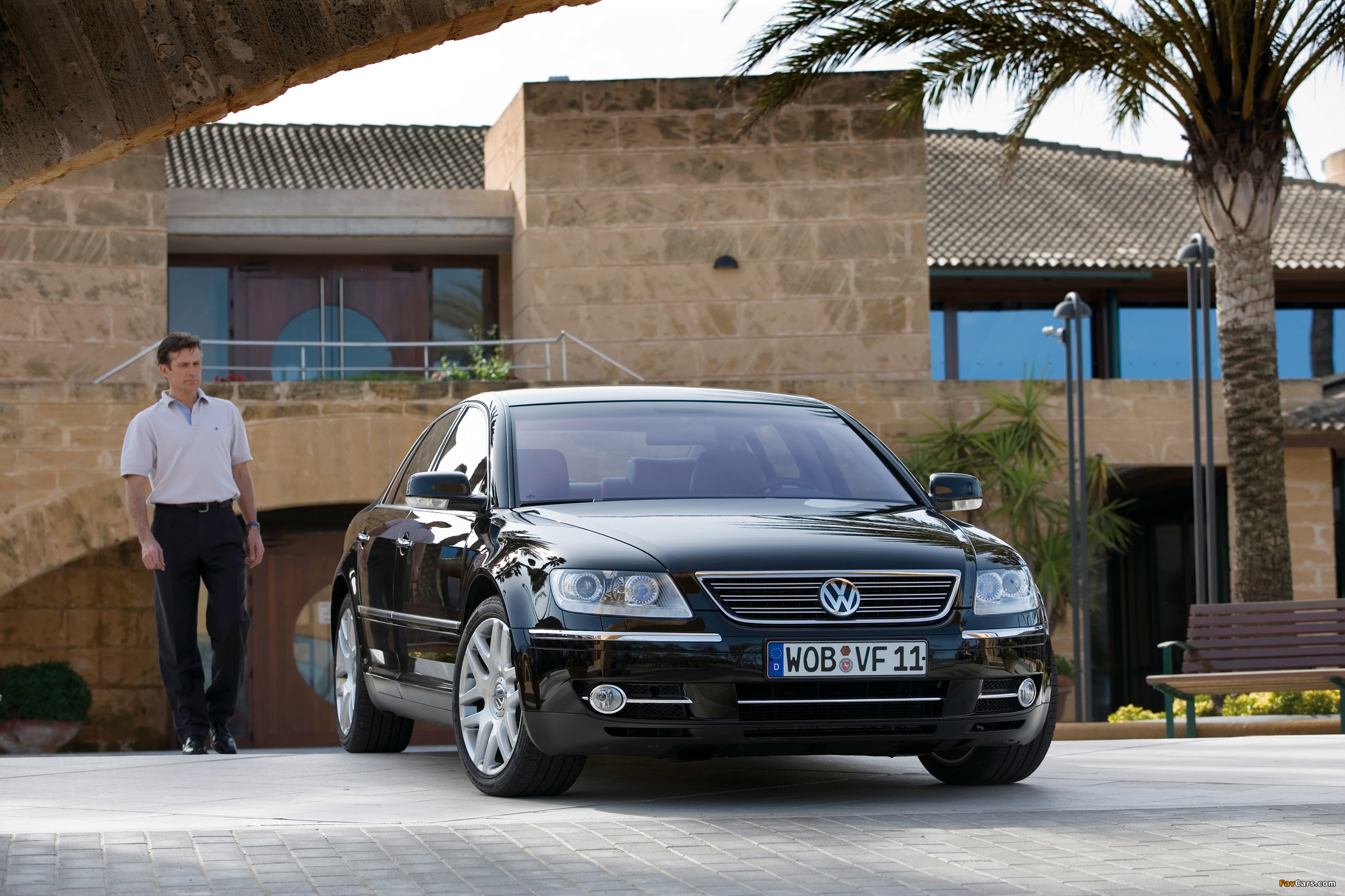 Volkswagen Phaeton V8 2007–10 wallpapers (2400 x 1600)