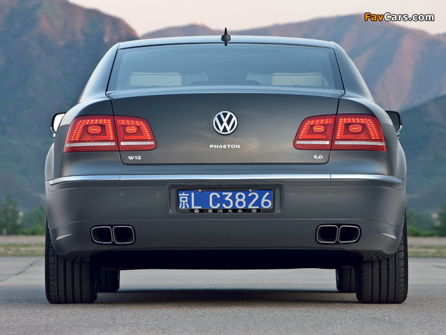 Volkswagen Phaeton W12 2010 pictures (640 x 480)