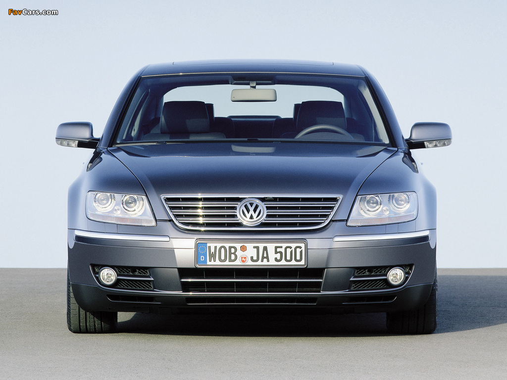 Volkswagen Phaeton V8 2002–07 wallpapers (1024 x 768)