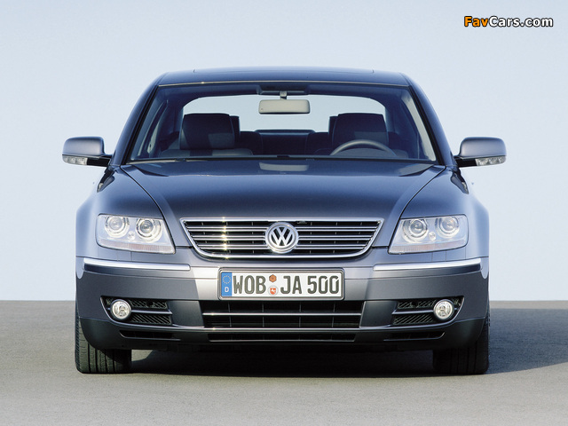 Volkswagen Phaeton V8 2002–07 wallpapers (640 x 480)