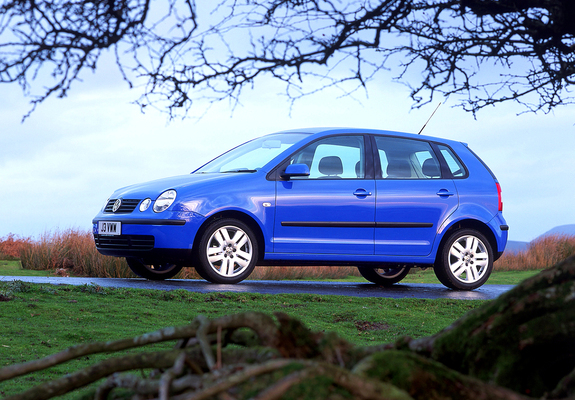 Images of Volkswagen Polo 5-door UK-spec (IV) 2001–05