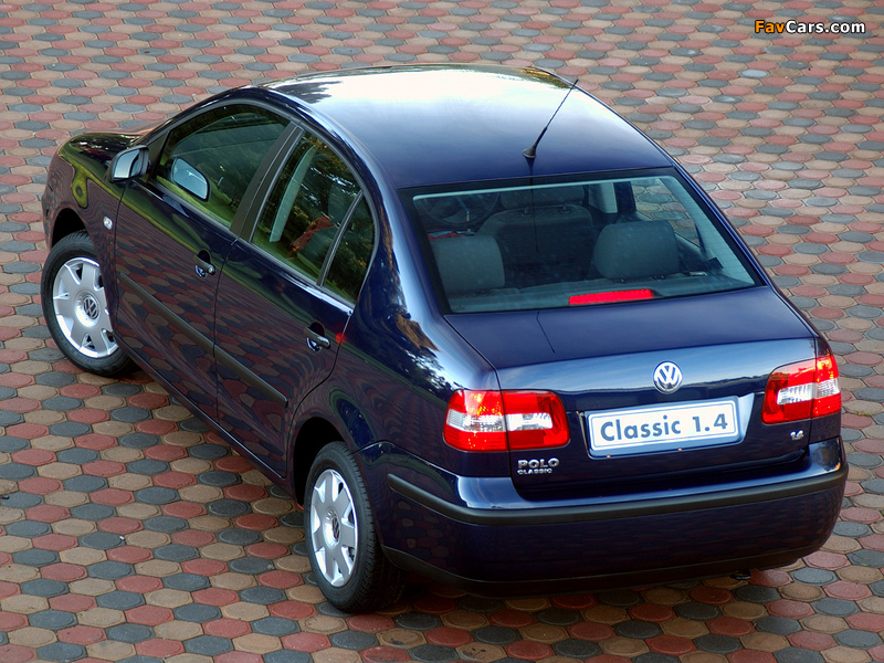 Images of Volkswagen Polo Classic ZA-spec (IV) 2002–05 (800 x 600)