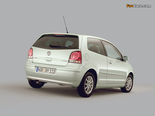 Images of Volkswagen Polo BlueMotion (Typ 9N3) 2006–09 (640 x 480)