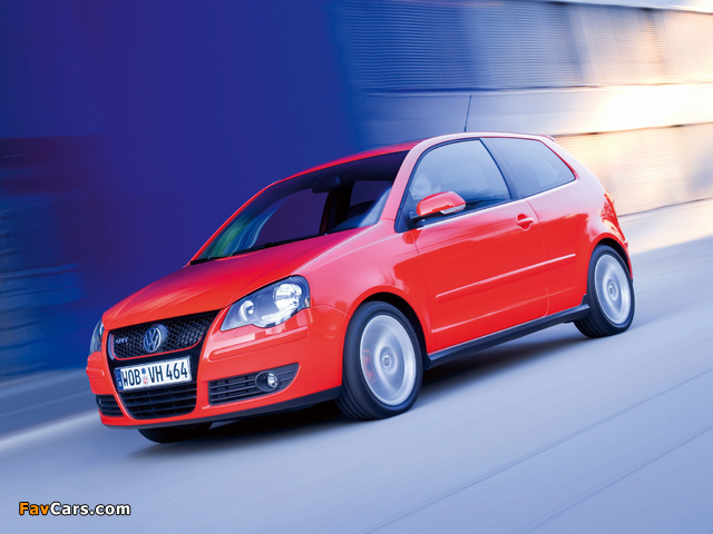 Images of Volkswagen Polo GTI 3-door (Typ 9N3) 2006–09 (640 x 480)