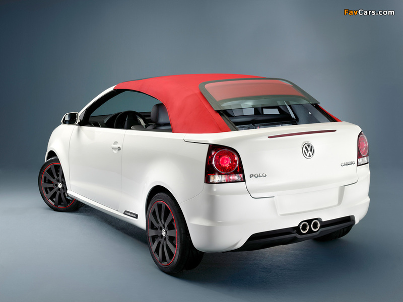 Images of Karmann Volkswagen Polo GTI Cabrio Concept (Typ 9N3) 2007 (800 x 600)
