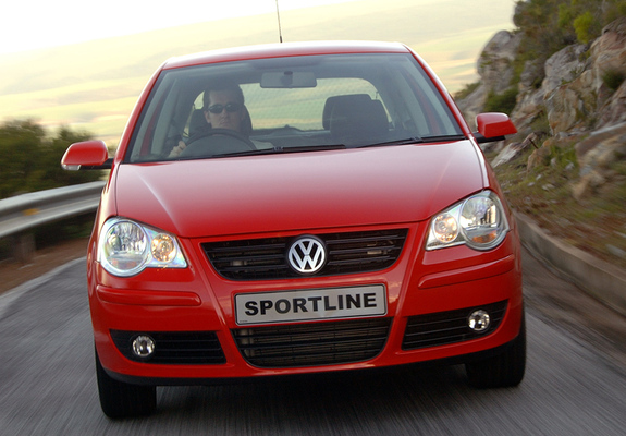 Photos of Volkswagen Polo Sportline 3-door ZA-spec (Typ 9N3) 2005–09