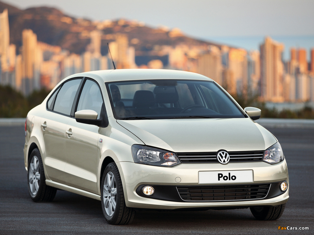 Photos of Volkswagen Polo Sedan (V) 2010 (1024 x 768)
