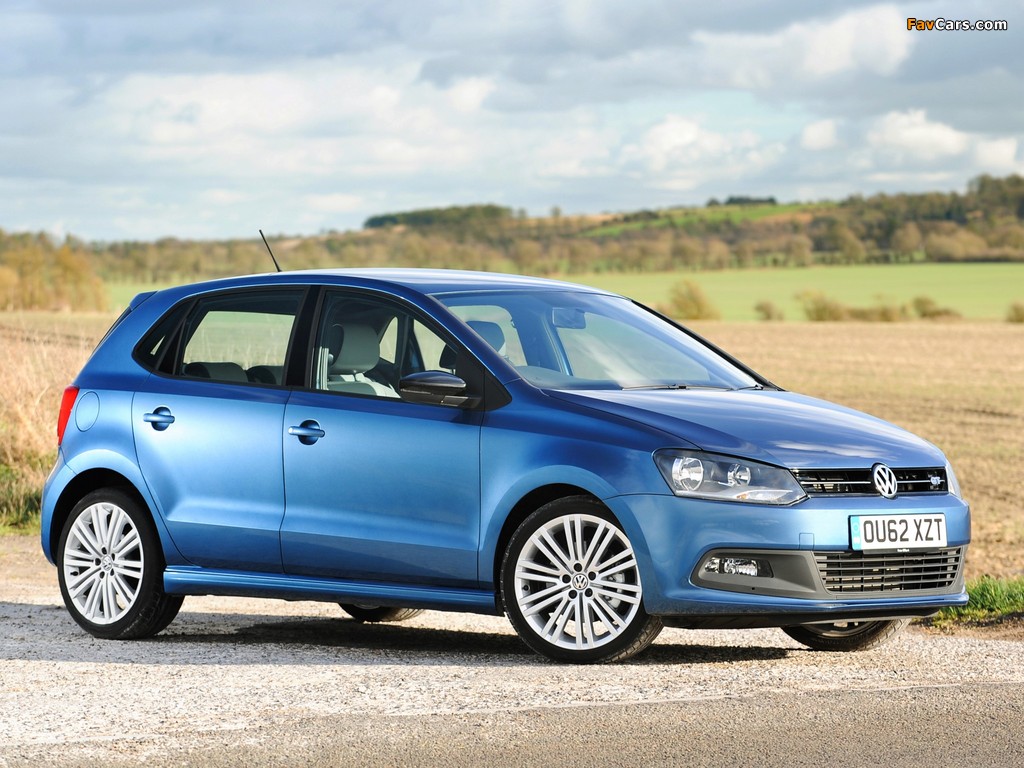 Photos of Volkswagen Polo BlueGT 5-door UK-spec (Typ 6R) 2013 (1024 x 768)