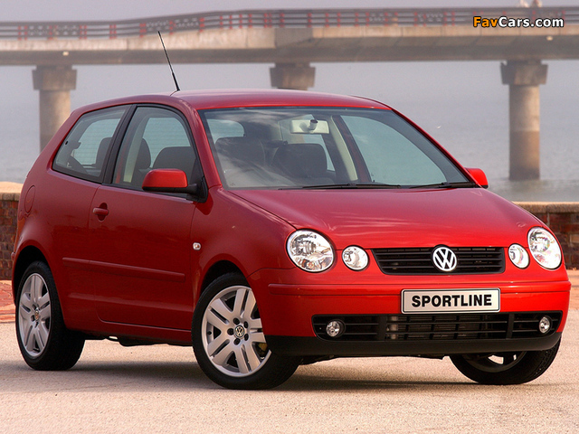 Pictures of Volkswagen Polo 3-door ZA-spec (Typ 9N) 2001–05 (640 x 480)