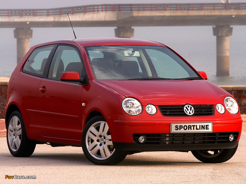 Pictures of Volkswagen Polo 3-door ZA-spec (Typ 9N) 2001–05 (800 x 600)