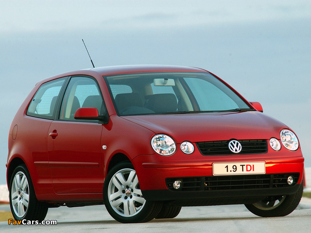 Pictures of Volkswagen Polo 3-door ZA-spec (Typ 9N) 2001–05 (640 x 480)