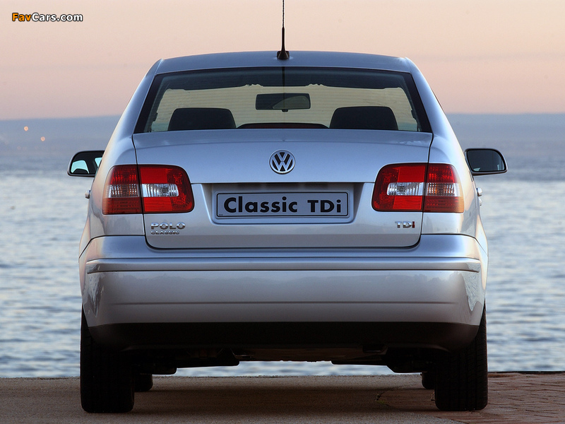 Pictures of Volkswagen Polo Classic ZA-spec (IV) 2002–05 (800 x 600)