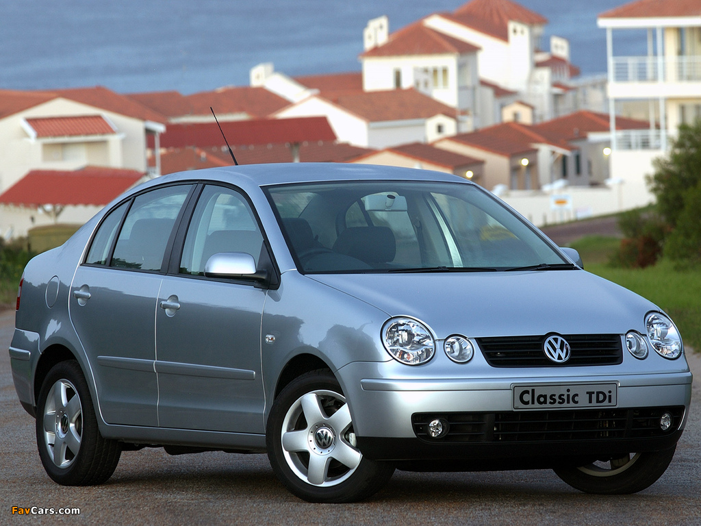 Pictures of Volkswagen Polo Classic ZA-spec (IV) 2002–05 (1024 x 768)
