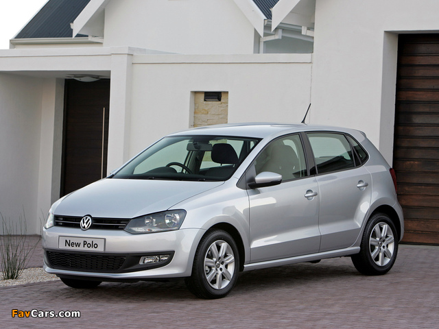 Pictures of Volkswagen Polo 5-door ZA-spec (Typ 6R) 2009 (640 x 480)