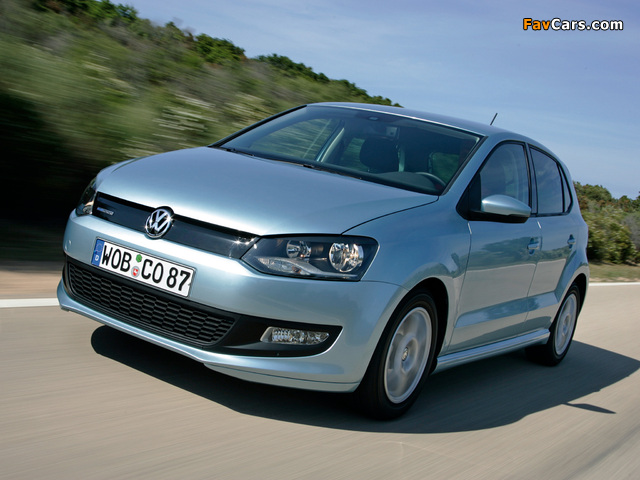 Pictures of Volkswagen Polo BlueMotion Prototype (Typ 6R) 2009 (640 x 480)