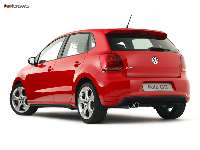 Pictures of Volkswagen Polo GTI 5-door AU-spec (Typ 6R) 2010 (800 x 600)