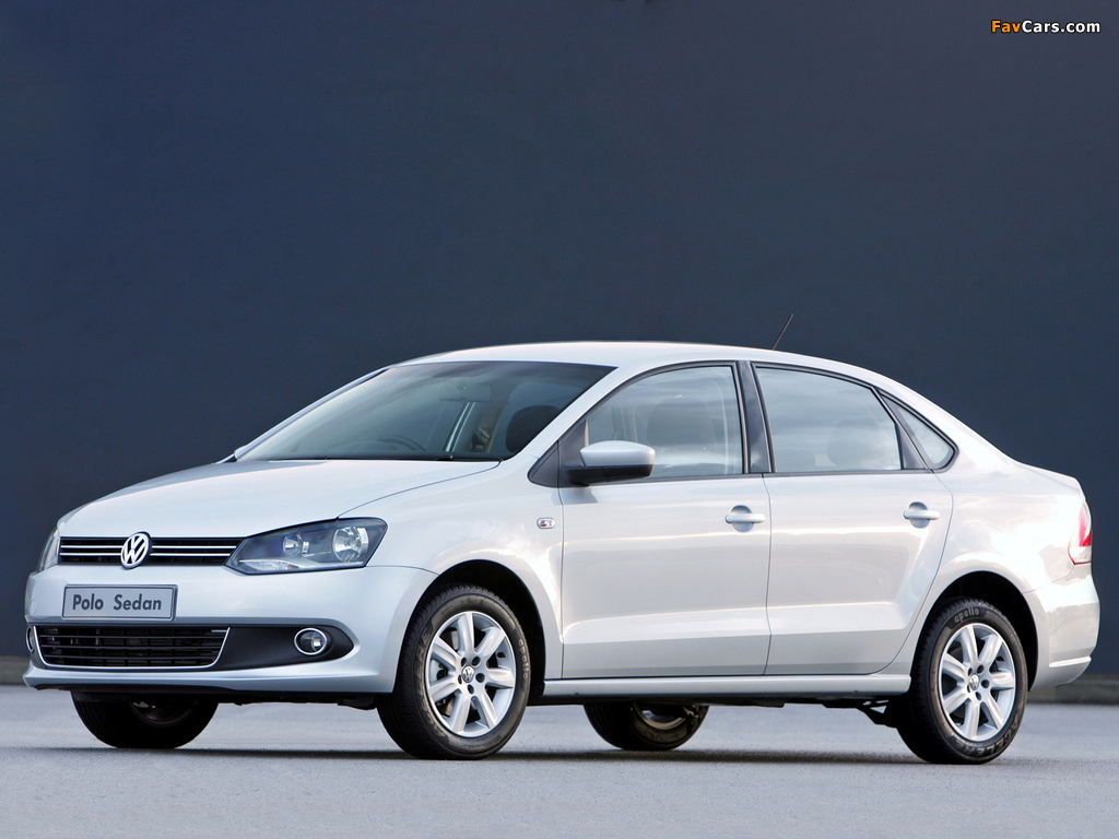 Pictures of Volkswagen Polo Sedan ZA-spec (V) 2010 (1024 x 768)