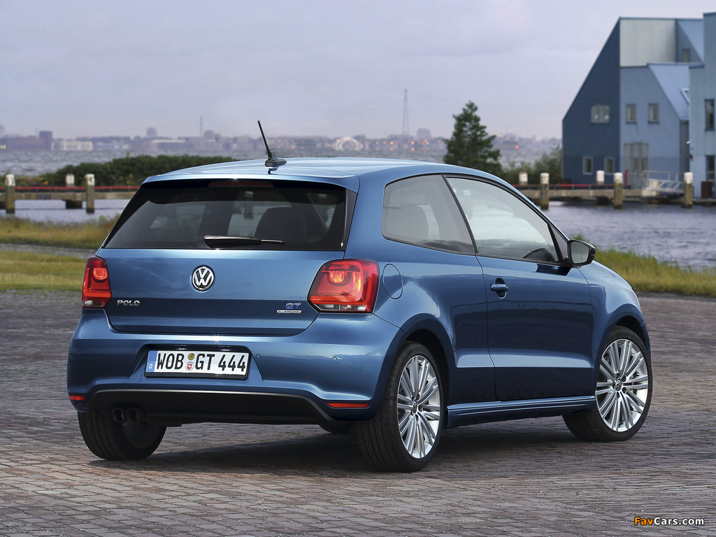 Pictures of Volkswagen Polo BlueGT 3-door (Typ 6R) 2012 (1024 x 768)