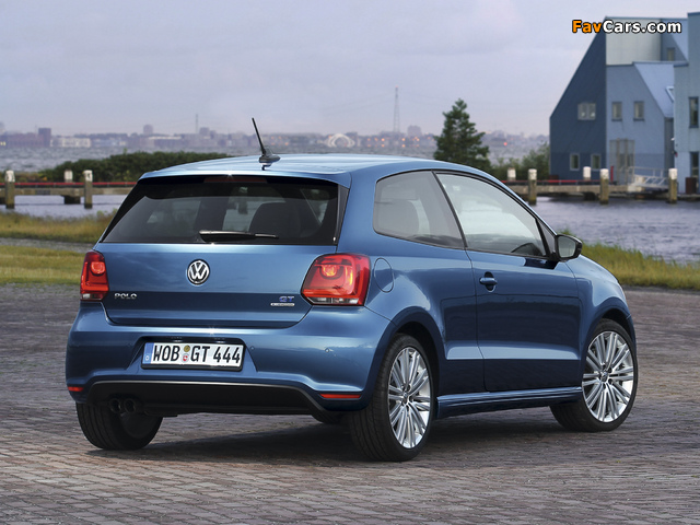 Pictures of Volkswagen Polo BlueGT 3-door (Typ 6R) 2012 (640 x 480)