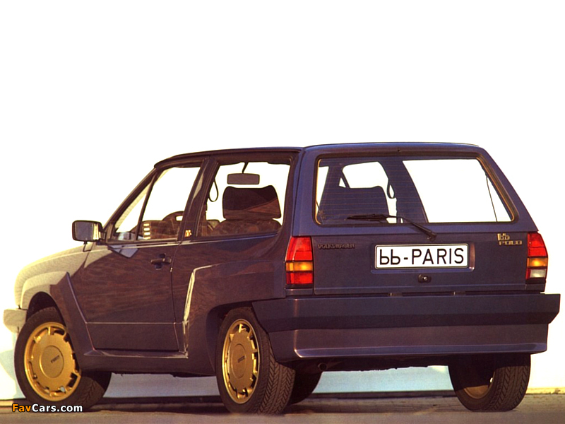 BB Volkswagen Polo Paris (Typ 86C) 1982 photos (800 x 600)