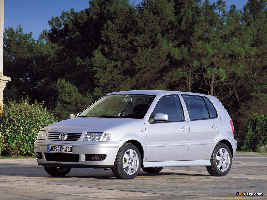 Volkswagen Polo 5-door (Typ 6N2) 1999–2001 pictures (1024 x 768)