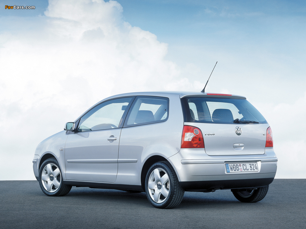 Volkswagen Polo 3-door (IV) 2001–05 wallpapers (1024 x 768)