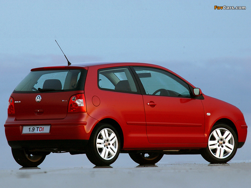 Volkswagen Polo 3-door ZA-spec (Typ 9N) 2001–05 wallpapers (800 x 600)