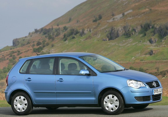 Volkswagen Polo 5-door UK-spec (Typ 9N3) 2005–09 pictures