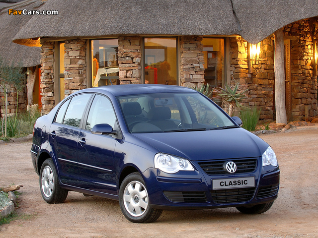 Volkswagen Polo Classic ZA-spec (Typ 9N3) 2006 images (640 x 480)