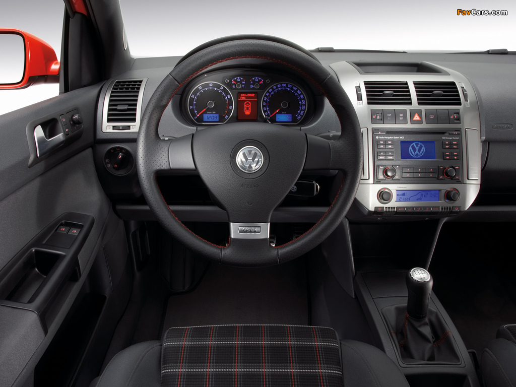 Volkswagen Polo GTI 3-door (Typ 9N3) 2006–09 pictures (1024 x 768)