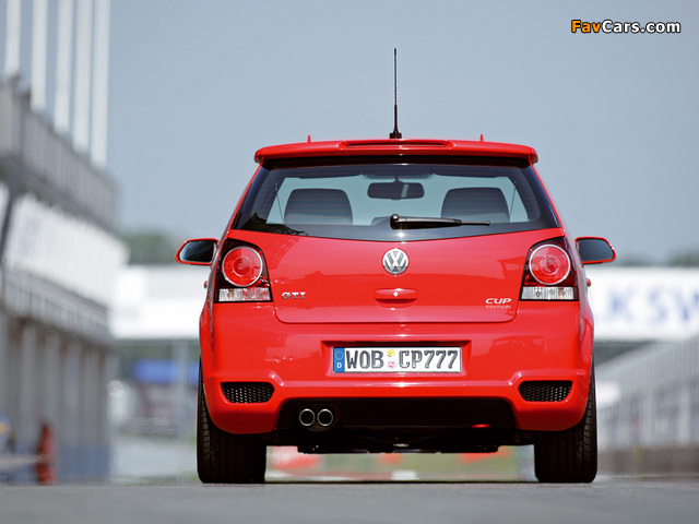 Volkswagen Polo GTI Cup Edition (IVf) 2006 pictures (640 x 480)