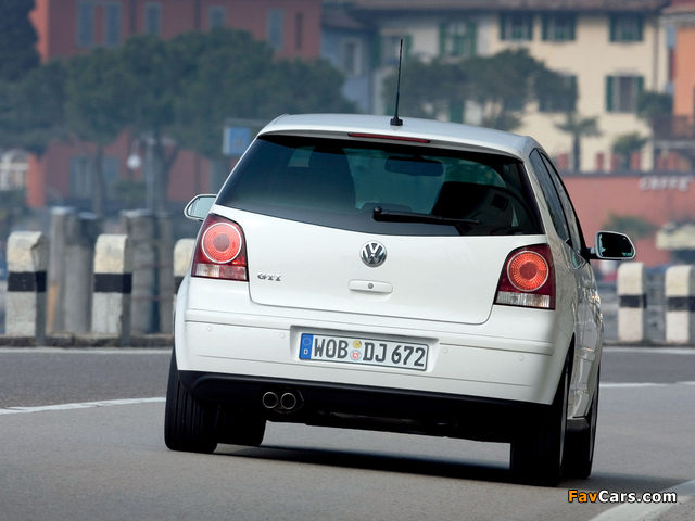 Volkswagen Polo GTI 3-door (Typ 9N3) 2006–09 wallpapers (640 x 480)