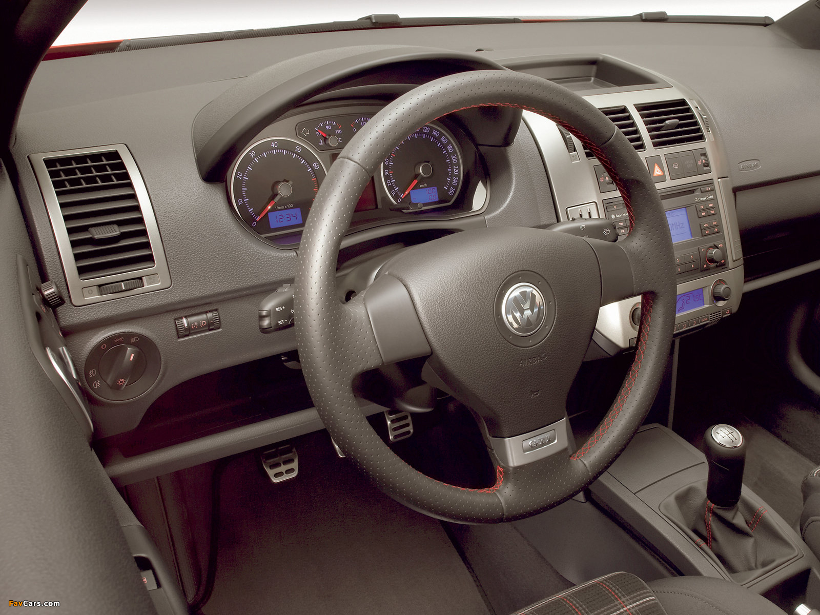 Volkswagen Polo GTI 3-door (Typ 9N3) 2006–09 wallpapers (1600 x 1200)