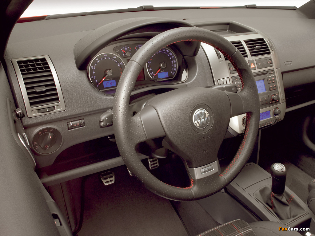 Volkswagen Polo GTI 3-door (Typ 9N3) 2006–09 wallpapers (1024 x 768)