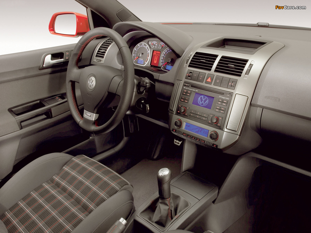 Volkswagen Polo GTI 3-door (Typ 9N3) 2006–09 wallpapers (1024 x 768)