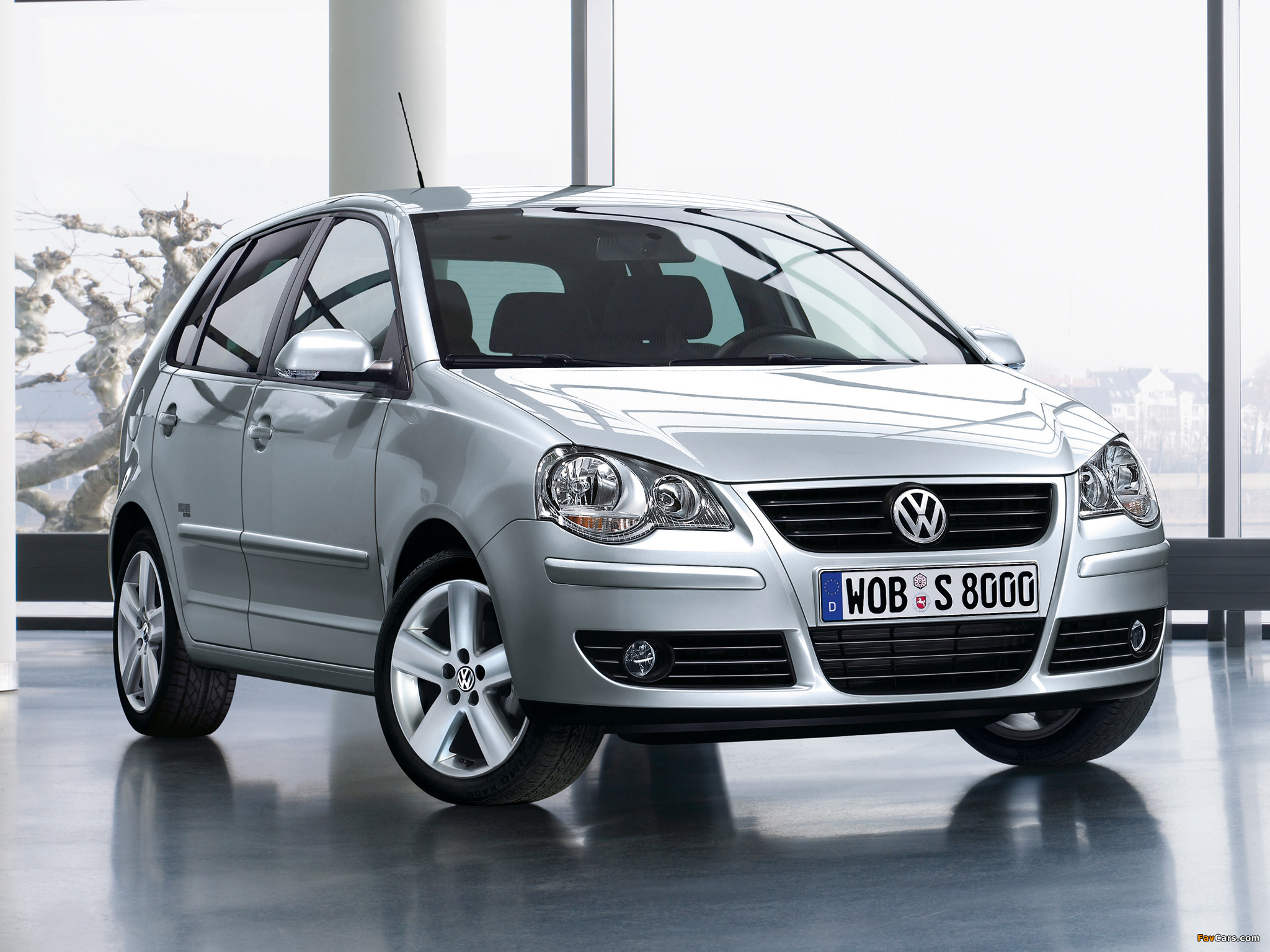 Volkswagen Polo 5-door Silver Edition (Typ 9N3) 2008 images (2048 x 1536)